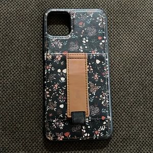 Black Floral iPhone 11 Pro Max Case